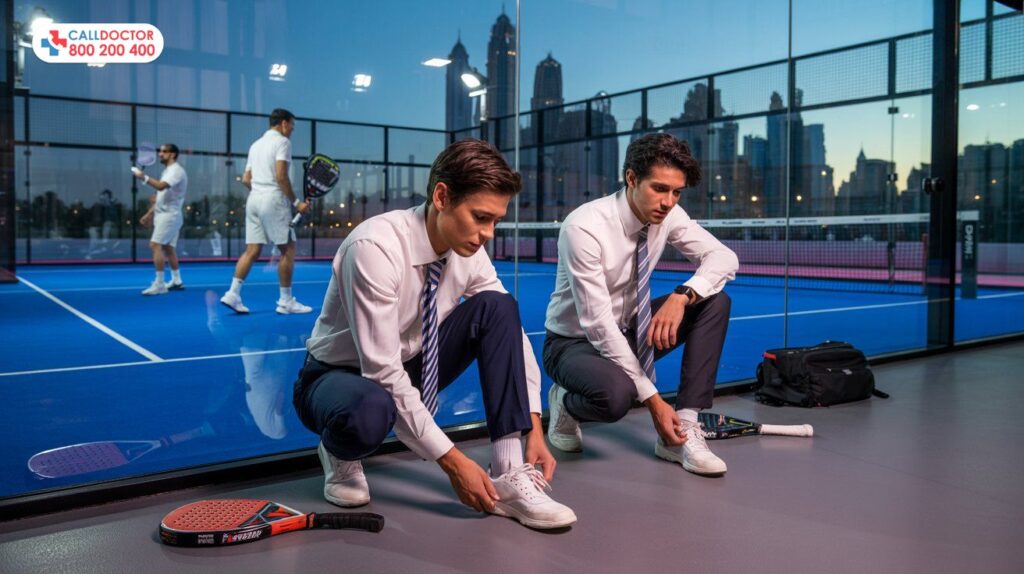 Padel Tennis Injury Recovery in Dubai