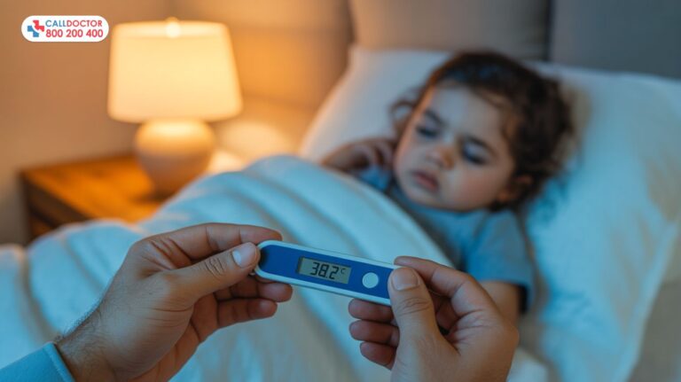 child fever what to do