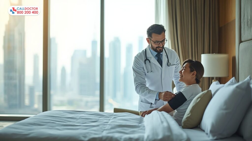 DHA Licensed Doctor at Hotel